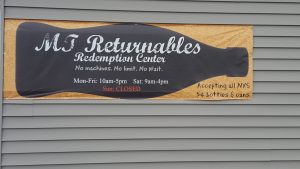 MT Returnables, locally owned business that makes returning cans and bottle SUPER EASY!