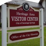 Saratoga Springs Visitor Center Sign